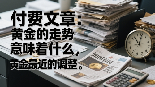付费文章：黄金的走势意味着什么，如何看待黄金最近的调整-多金网赚