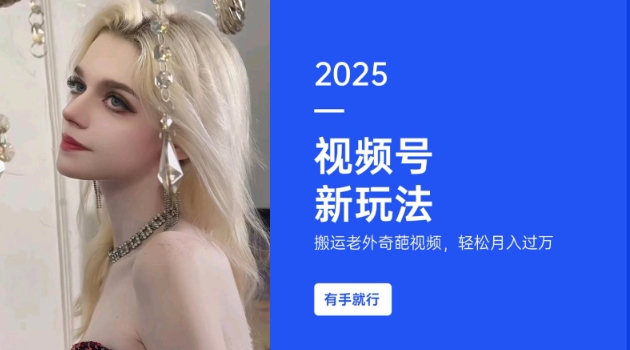搬运老外奇葩视频，撸视频号分成计划收益，每天只需一小时，新手小白轻松月入过W-多金网赚