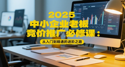 2025中小企业老板竞价推广必修课：从入门到精通的进阶之路-多金网赚