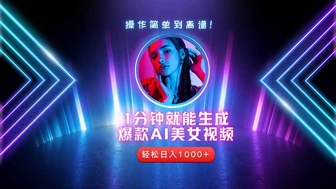 2025年最强副业：用AI做短视频，从零开始打造爆款账号！-多金网赚网
