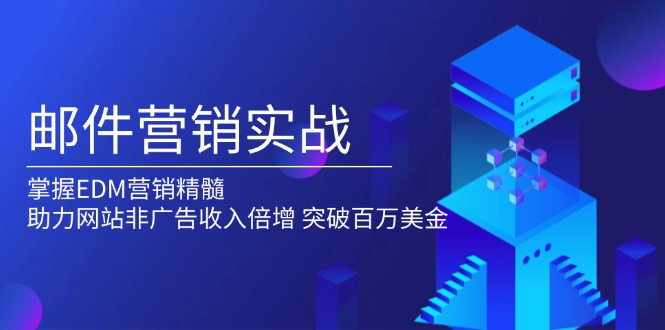邮件营销实战，掌握EDM营销精髓，助力网站非广告收入倍增，突破百万美金-多金网赚