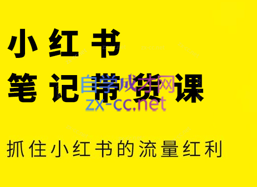 张宾·小红书笔记带货课(更新4月)-多金网赚