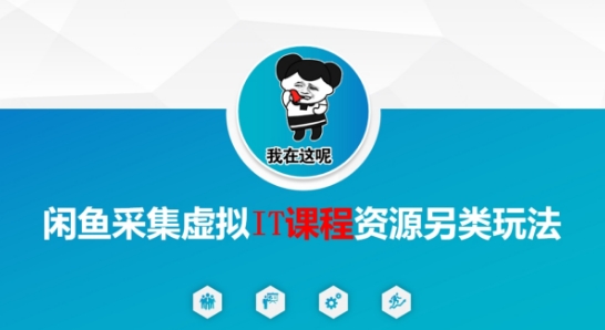 闲鱼采集虚拟IT课程资源另类玩法，干货满满-多金网赚